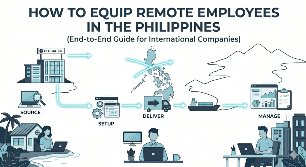 How To Equip Remote Employees In The Philippines (End-To-End Guide For International Companies) equip remote employees philippines