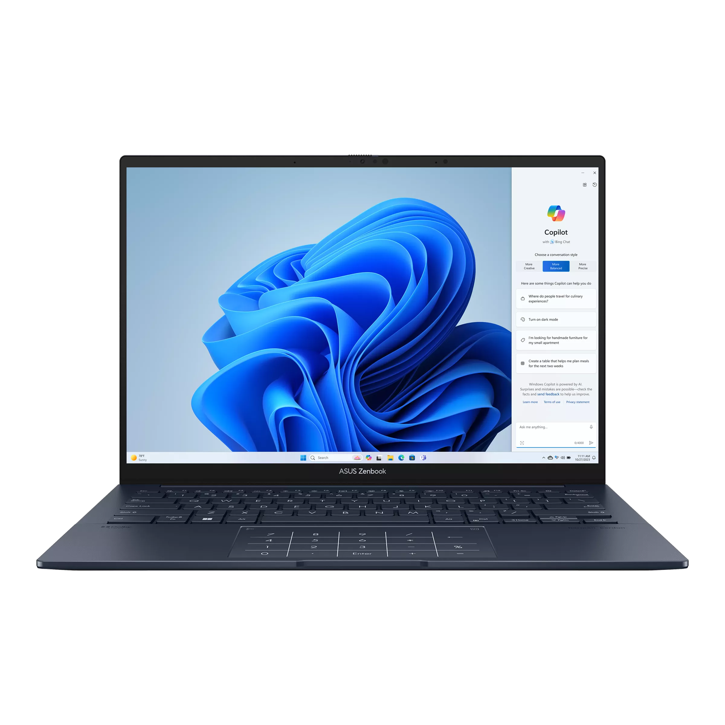 ASUS ZenBook 14 3K OLED 120Hz Laptop Ultra 7 16GB 512GB for business procurement