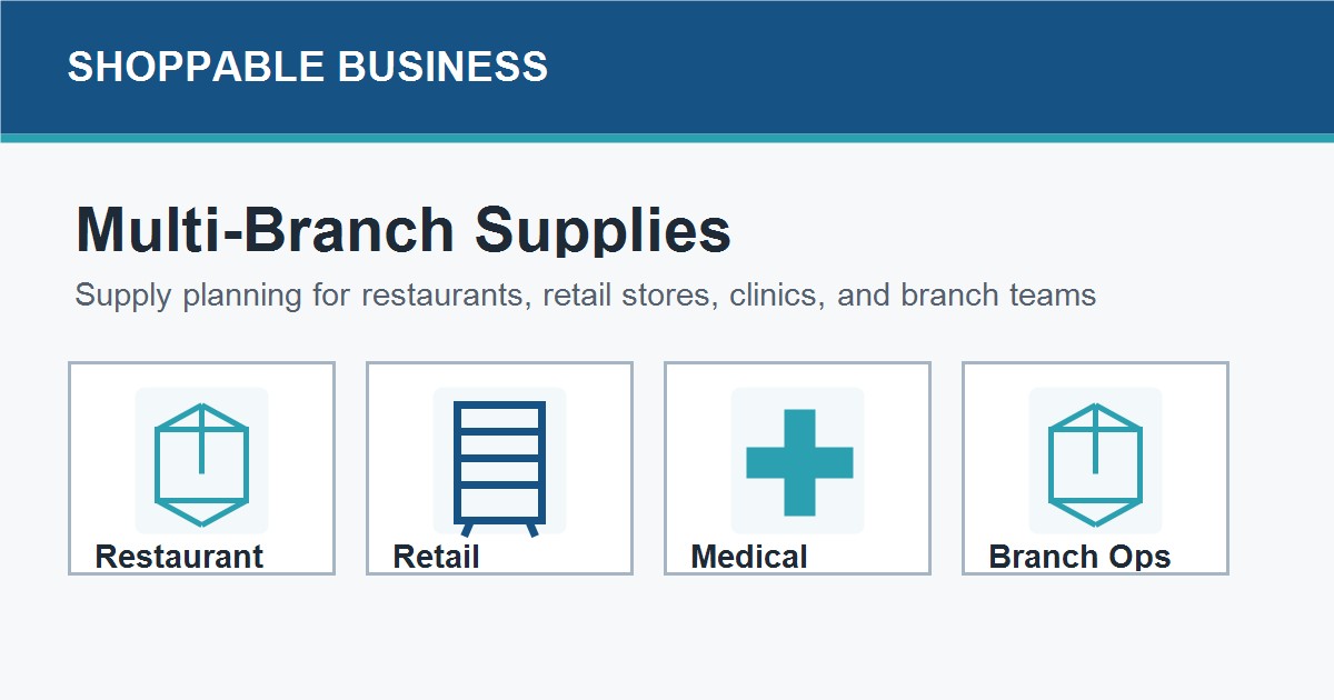 Best Supplies For Multi-Branch Operations eCommerce jobs
