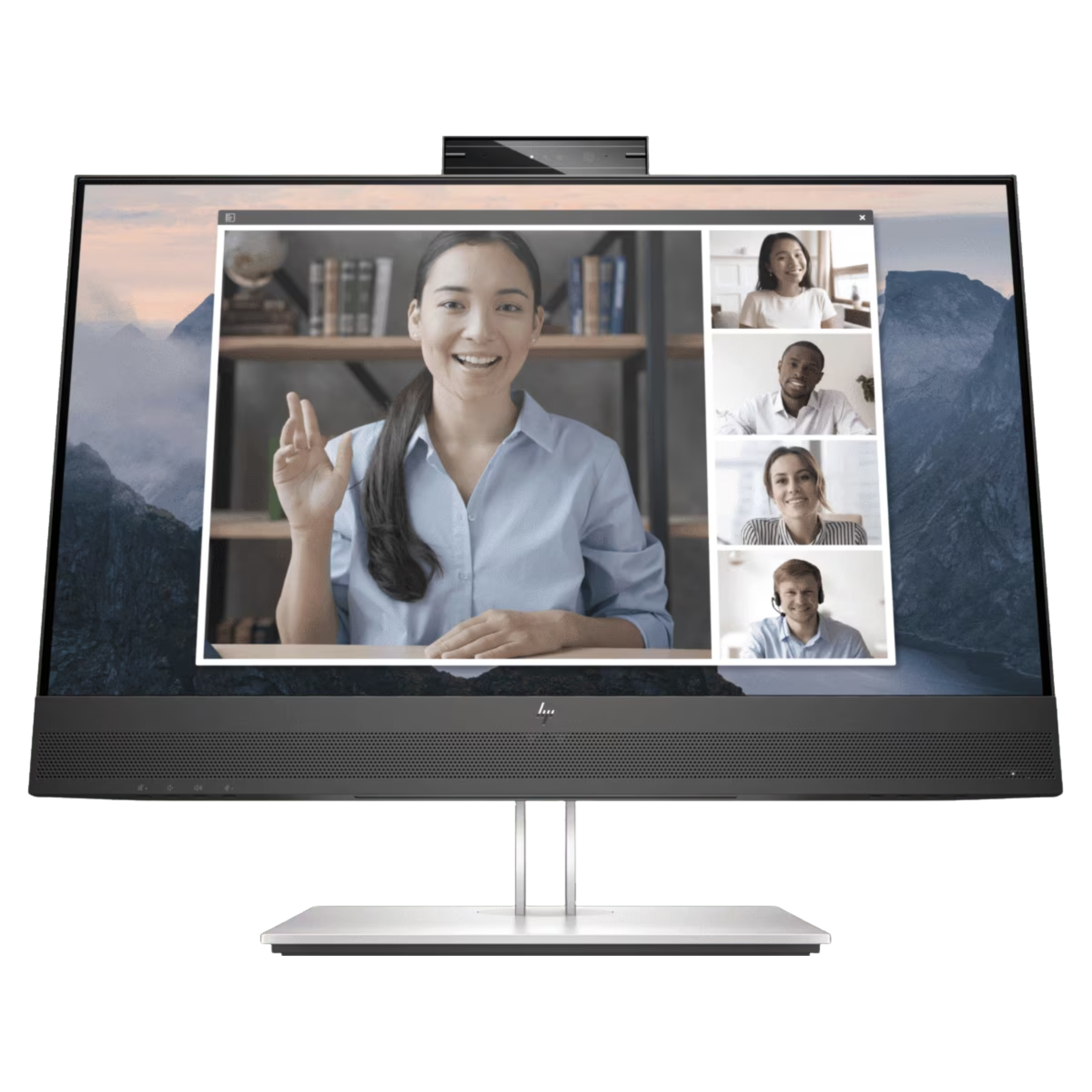 HP 169L0AA E24mv G4 23.8-inch FHD IPS Conferencing Monitor with Webcam for office monitor procurement