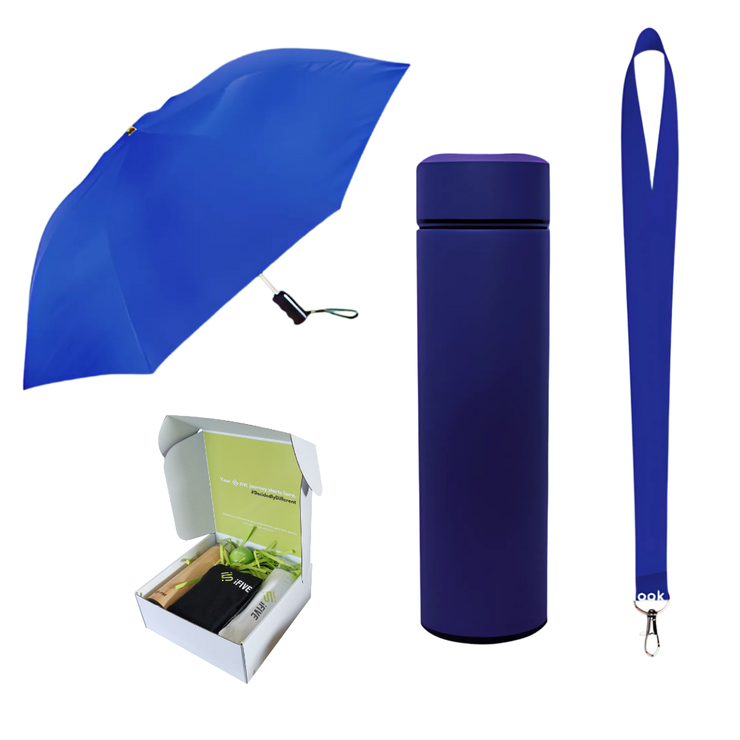 India Corporate Gift Set ID Lace Umbrella and Tumbler for business procurement