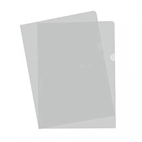 L-Type Plastic Folder A4/Short Clear for business procurement