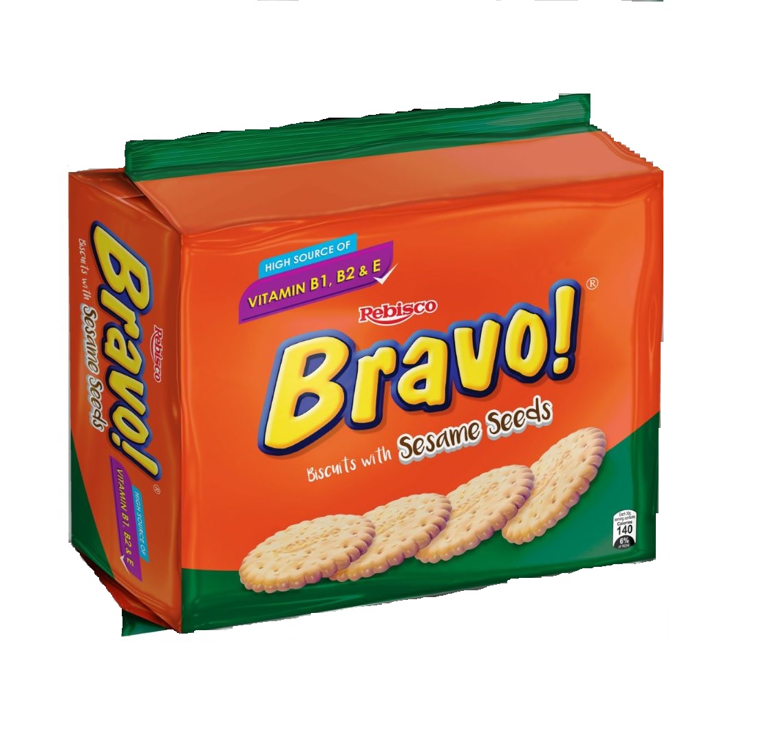 Rebisco Bravo Biscuit I Classic Golden Crispy Biscuits Perfect for Tea Time (10 x 30g Pack) for business procurement