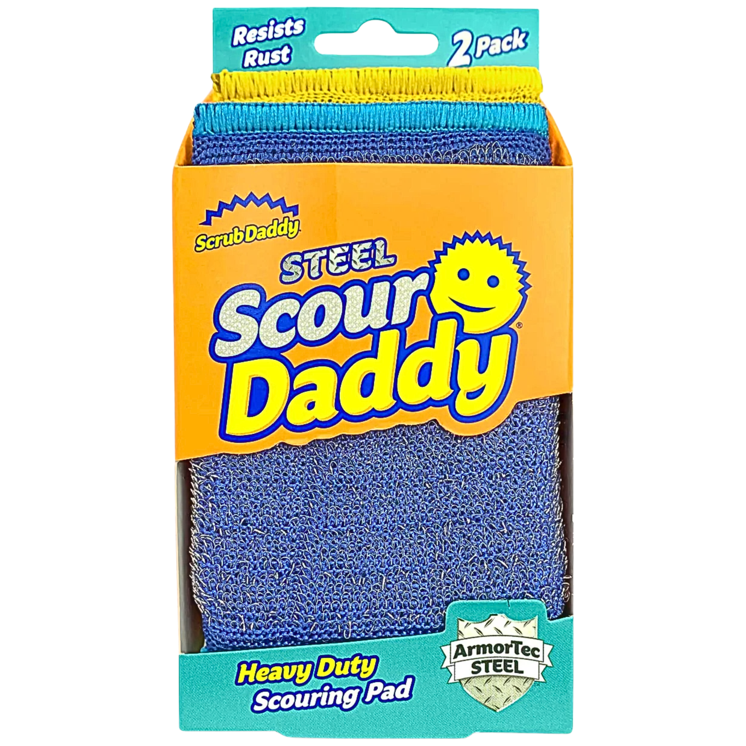 Scrub Daddy Scour Daddy Steel Pad 2ct for business procurement